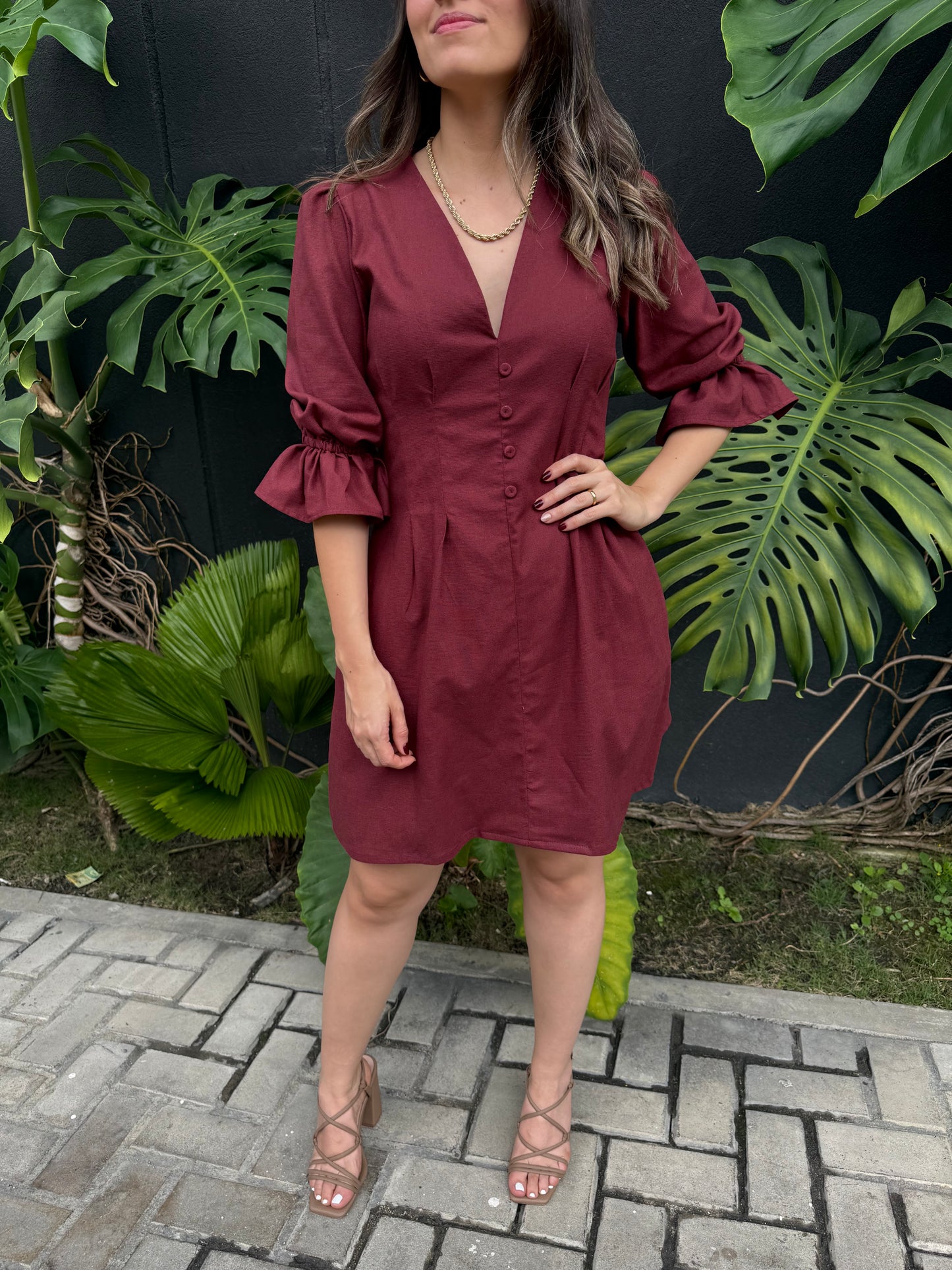 VESTIDO ALMA VINOTINTO