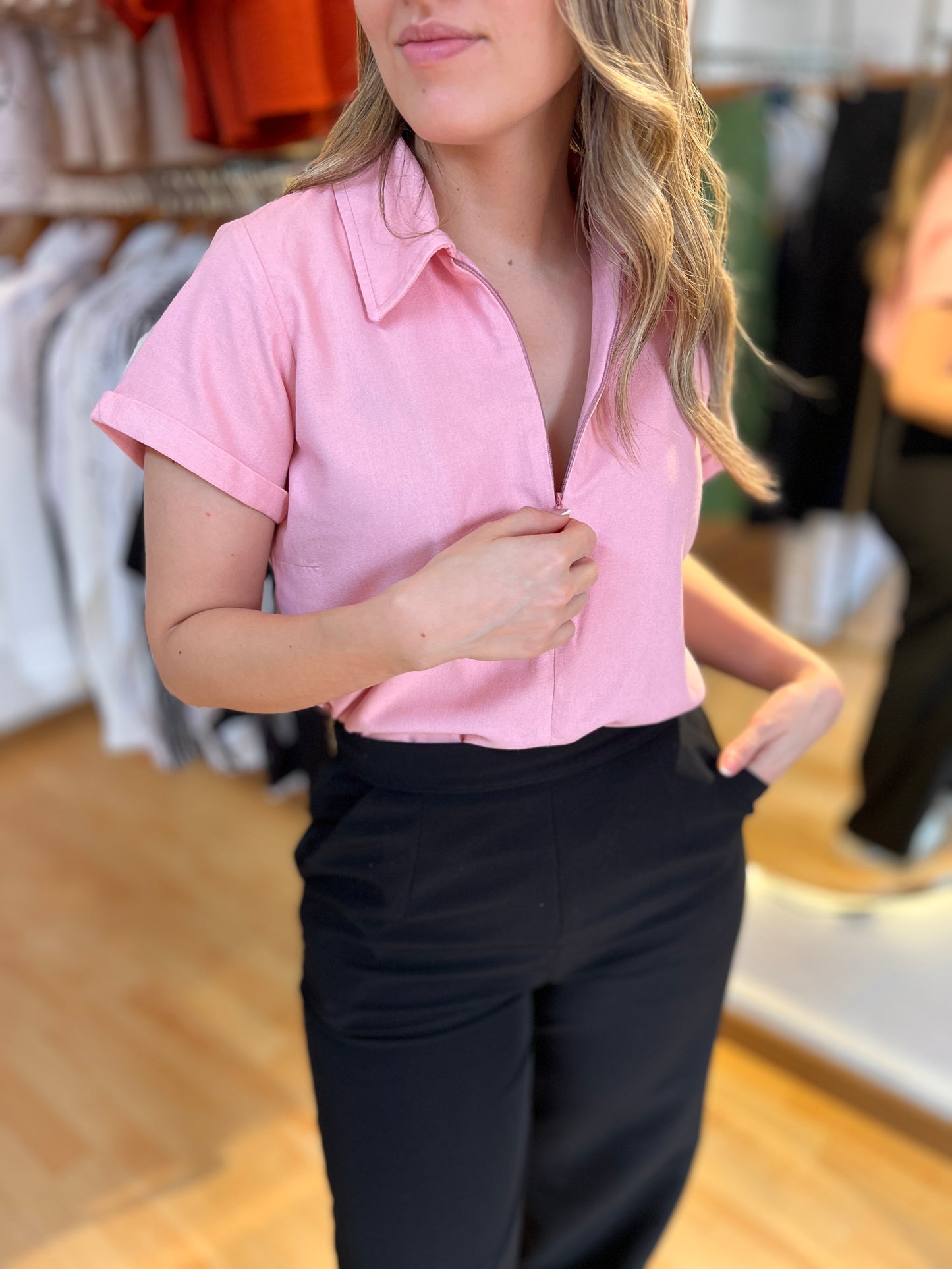 BLUSA JULIETA ROSA