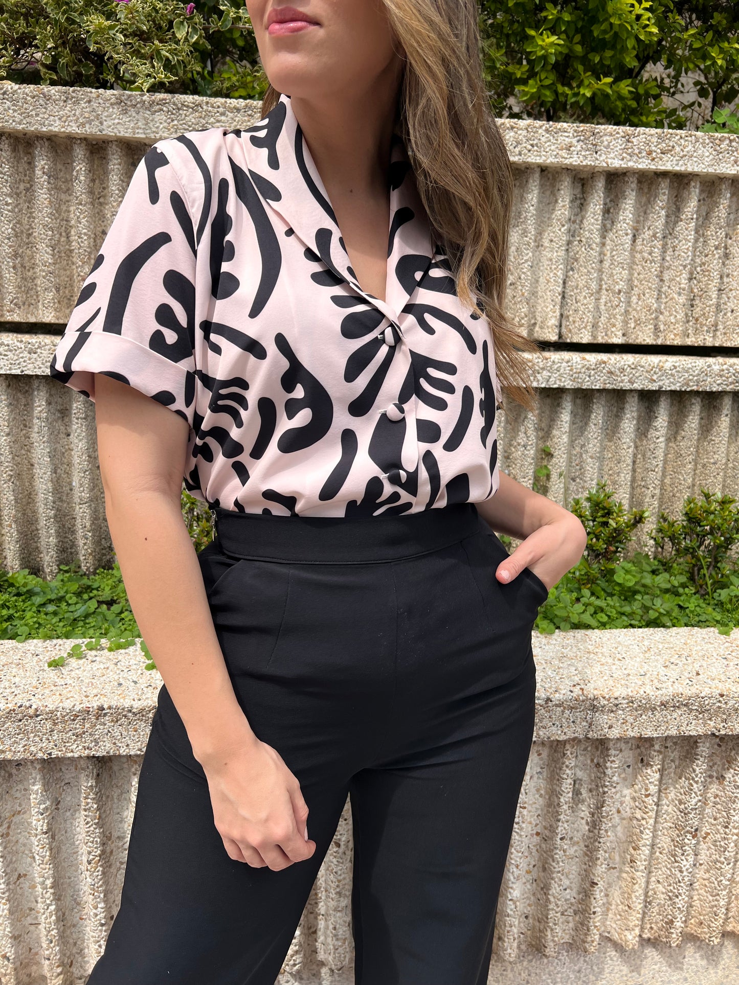PANTALON PALAZZO NEGRO