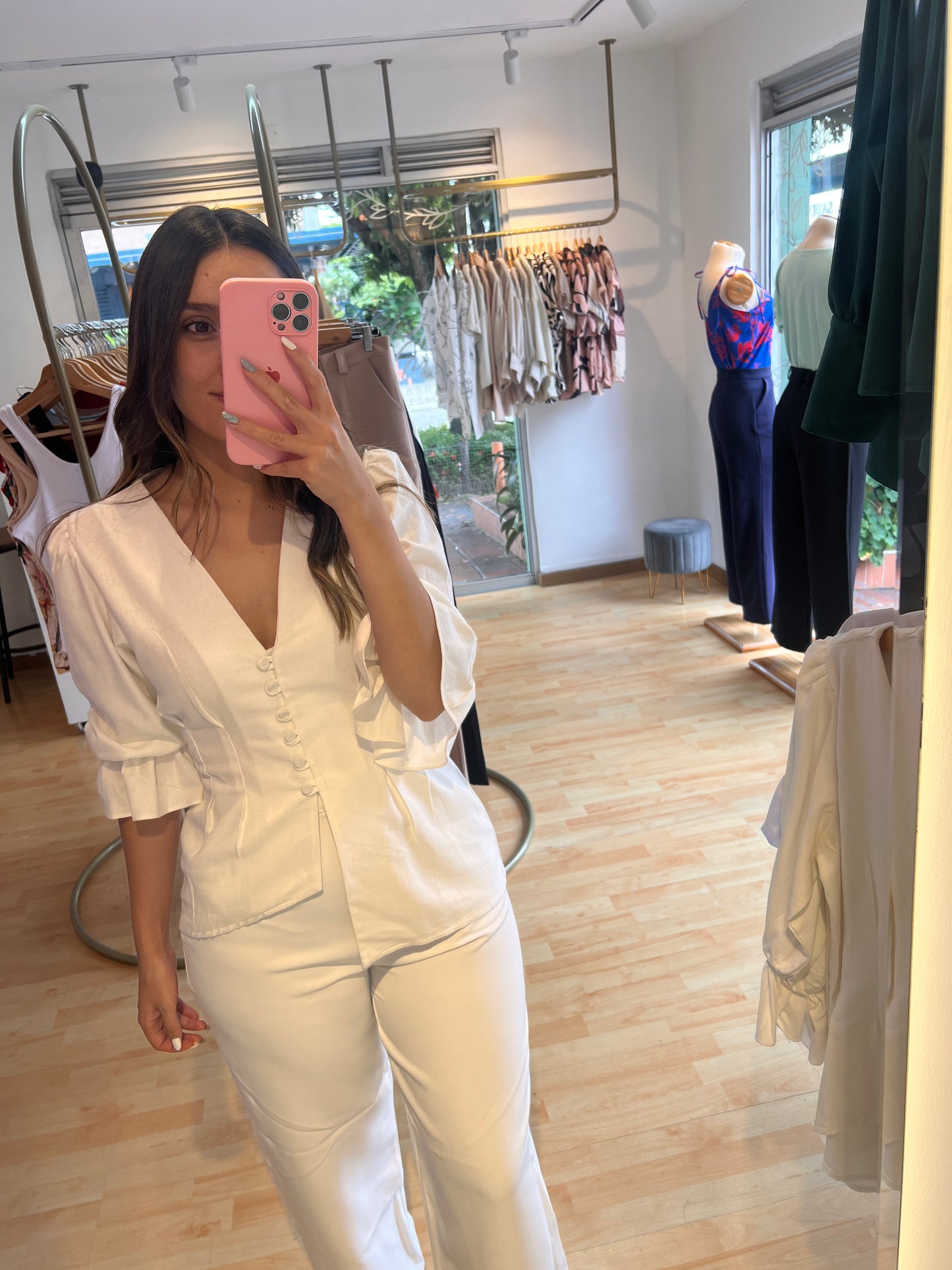 BLUSA ALMA BLANCO HUESO