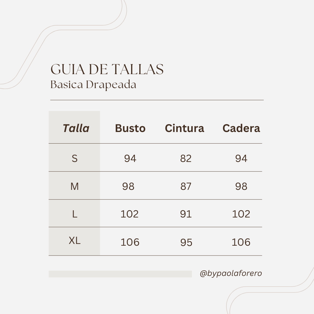 BASICA DRAPEADA VERDE