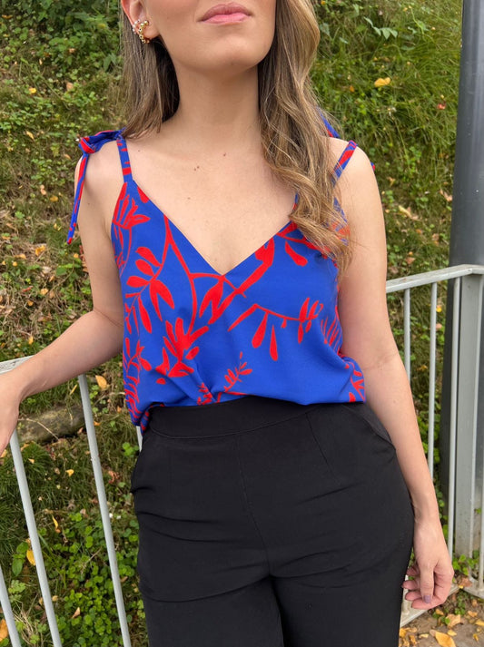 BASICA TIRAS AZUL ROJO