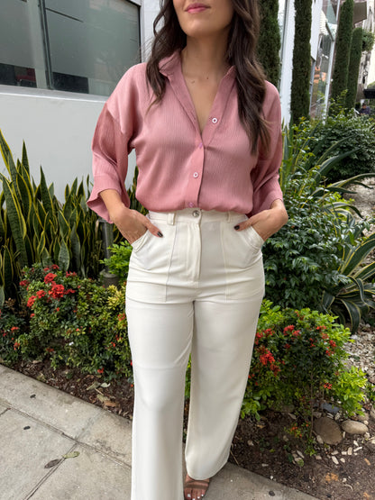 BLUSA ANNA PALO ROSA