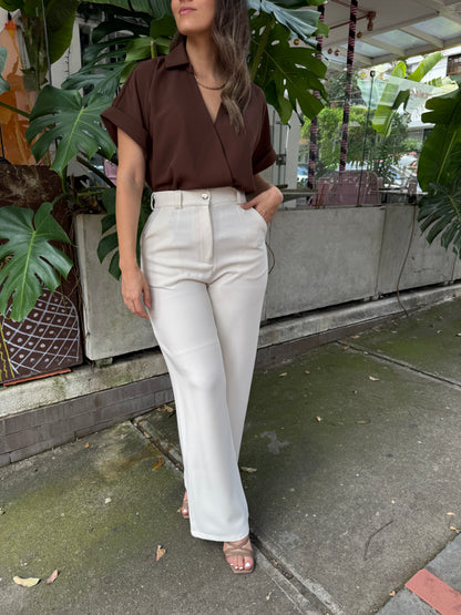 PANTALÓN PARIS CREMA