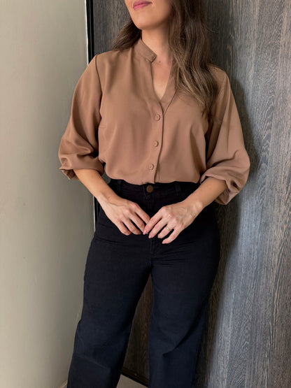 BLUSA HANNA MOCA