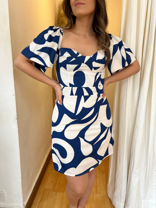 VESTIDO AURORA AZUL