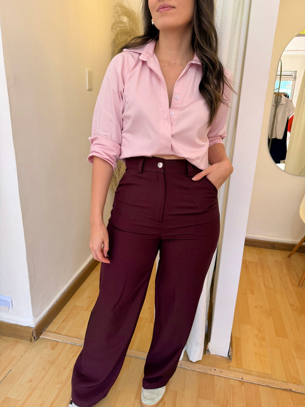 PANTALÓN PARIS VINOTINTO