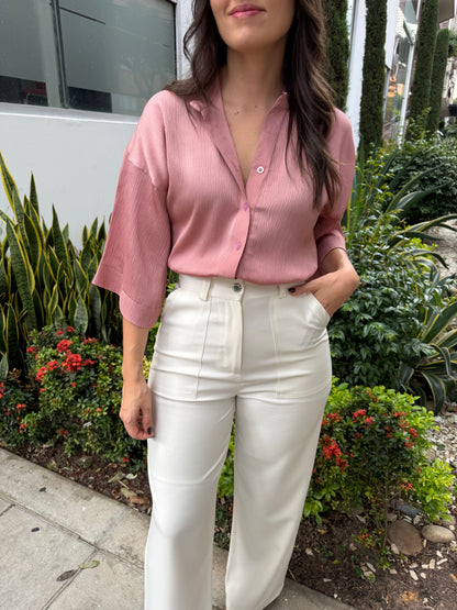 BLUSA ANNA PALO ROSA