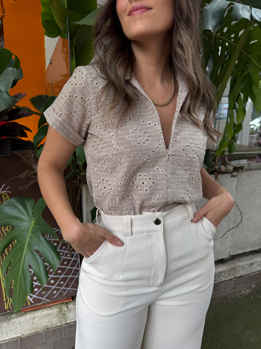 BLUSA JULIETA OJALILLO