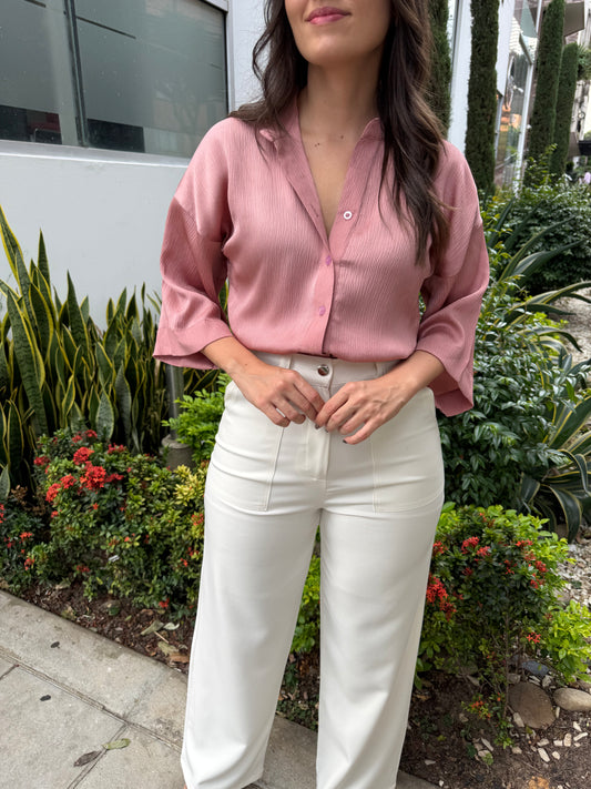 BLUSA ANNA PALO ROSA