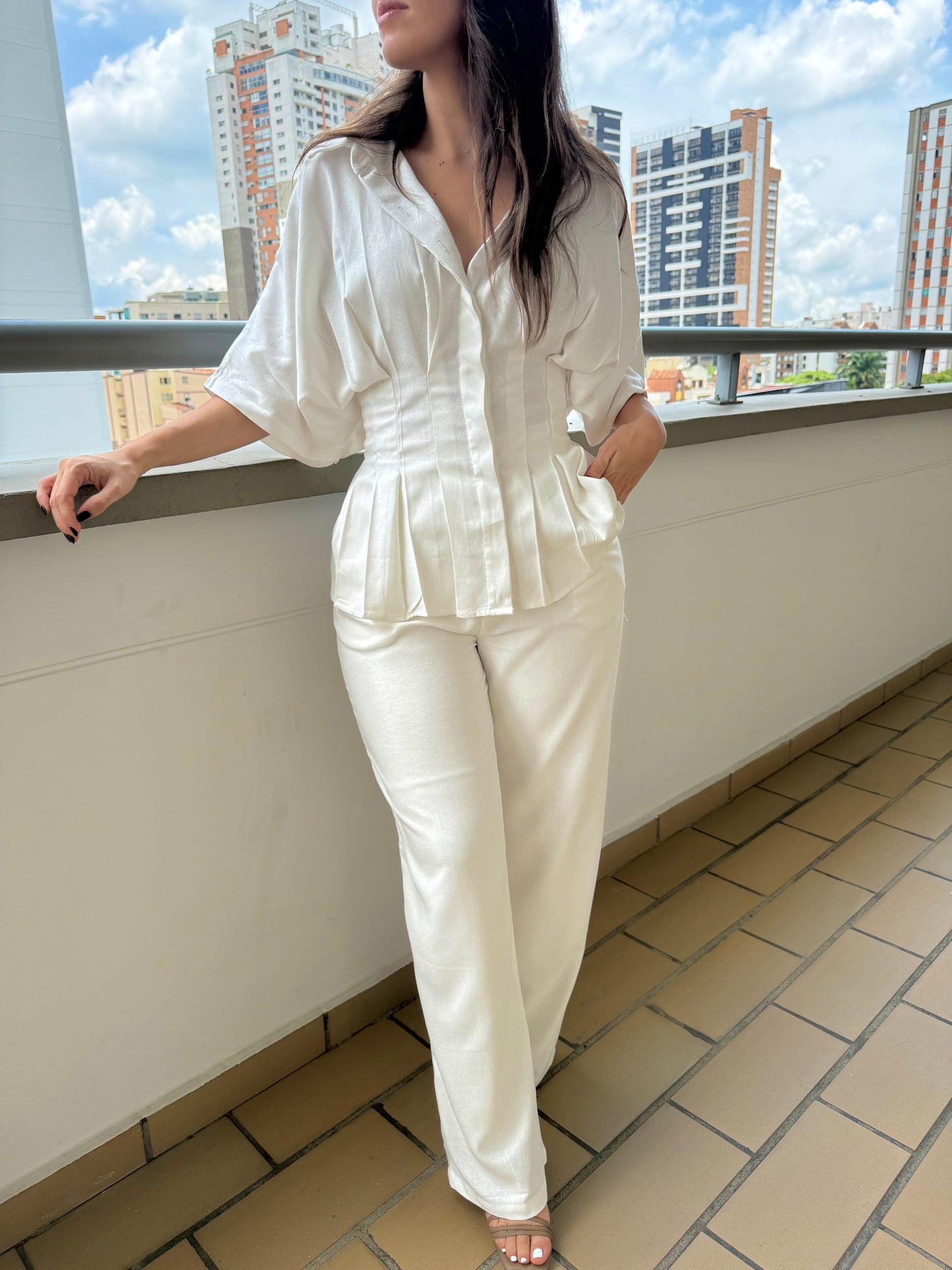 SET AMELIA BLANCO MARFIL