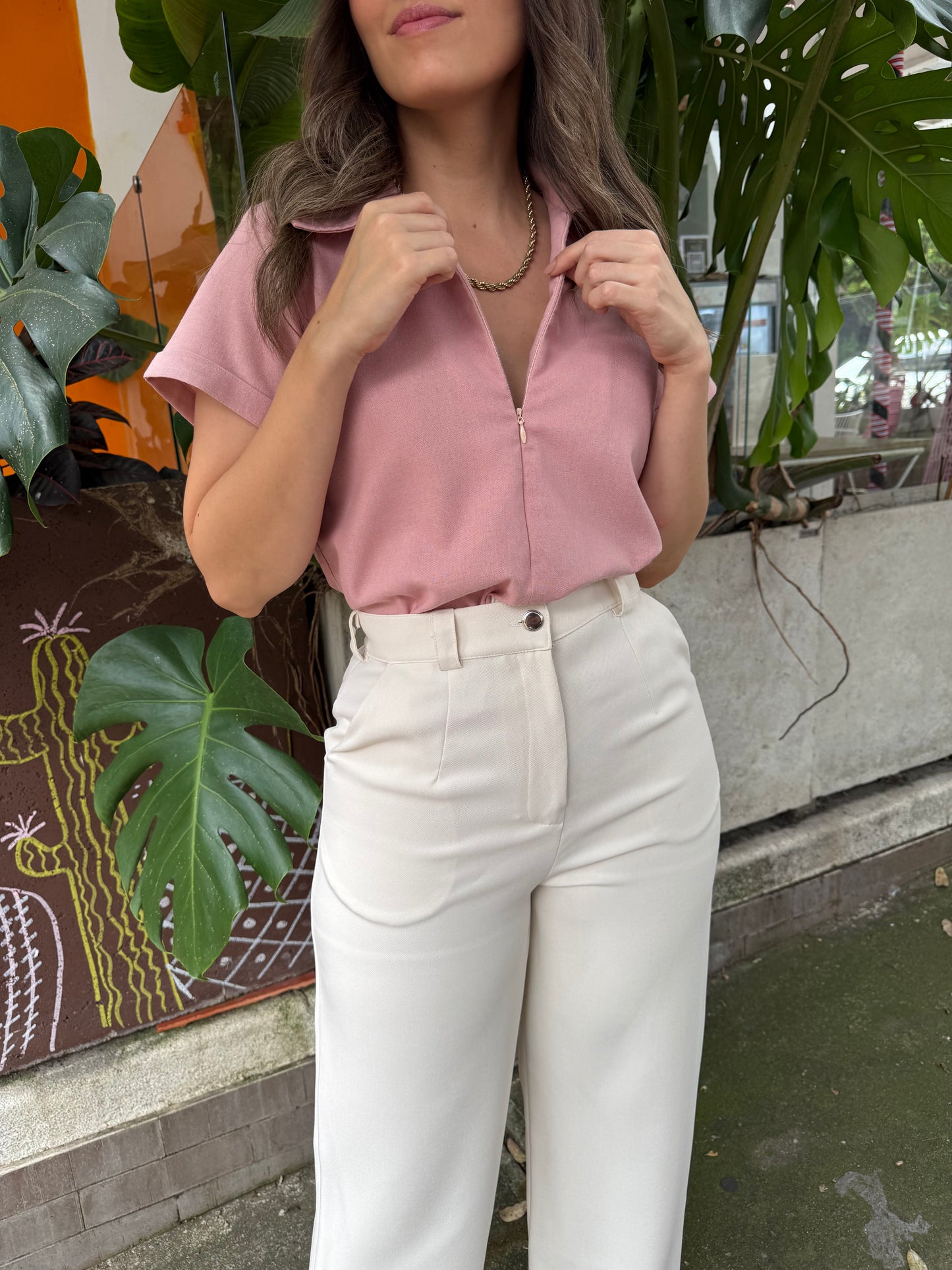 BLUSA JULIETA PALO ROSA