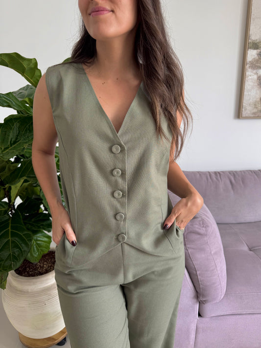 CHALECO GRECIA VERDE