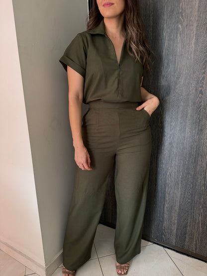 SET JULIETA VERDE MILITAR