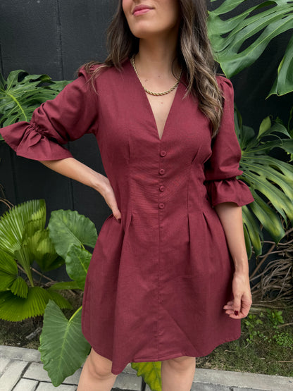 VESTIDO ALMA VINOTINTO