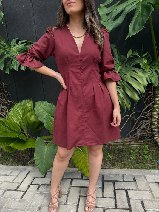 VESTIDO ALMA VINOTINTO