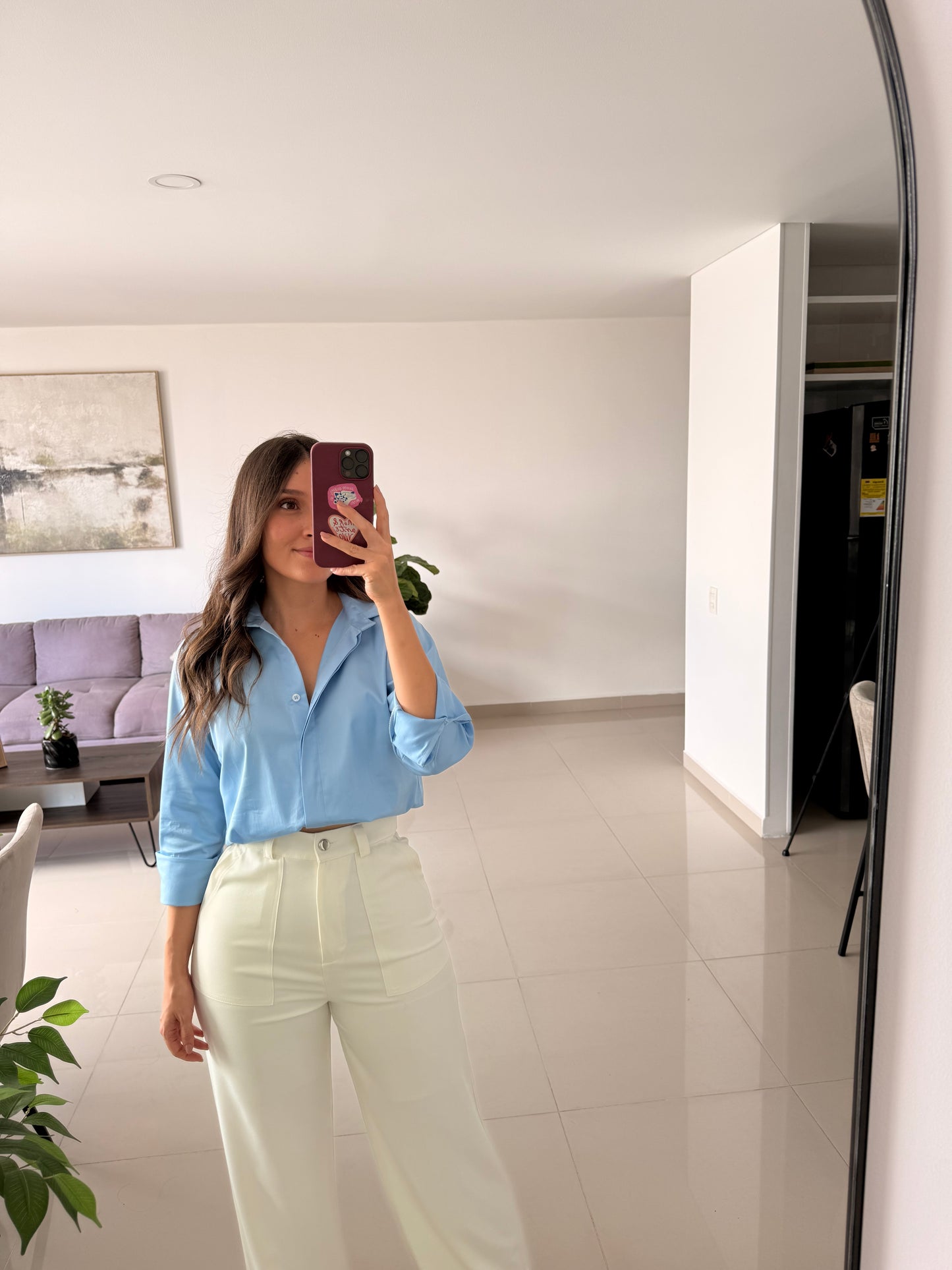 CAMISERA MOLY AZUL