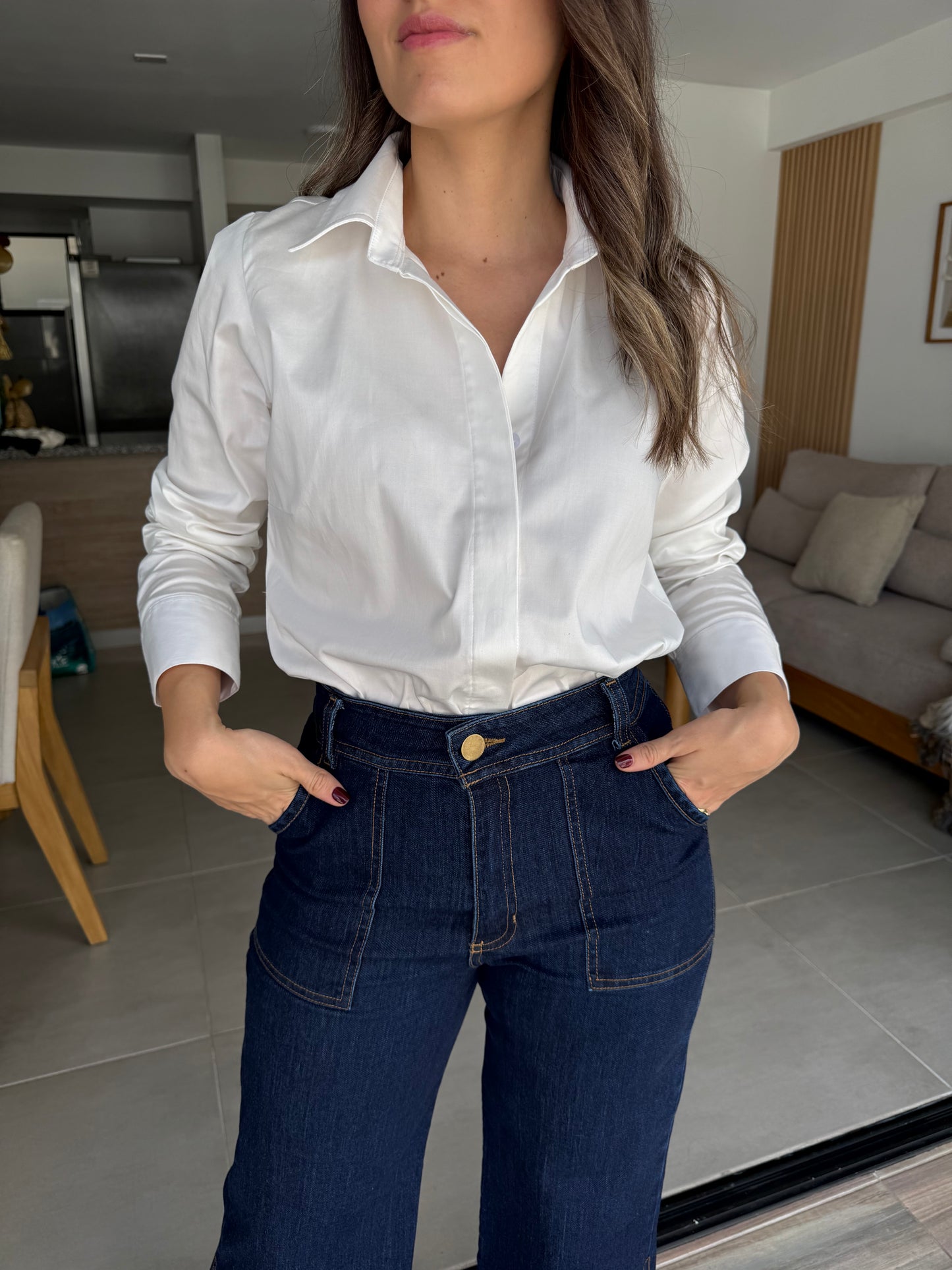 CAMISERA MOLY BLANCA