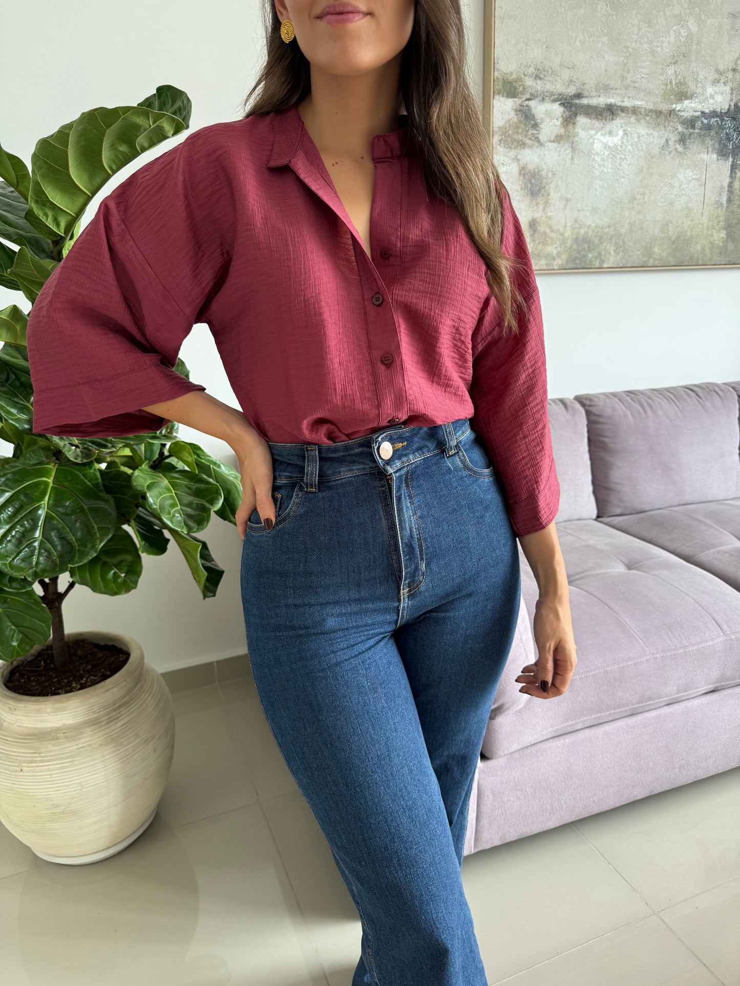 BLUSA ANNA UVA