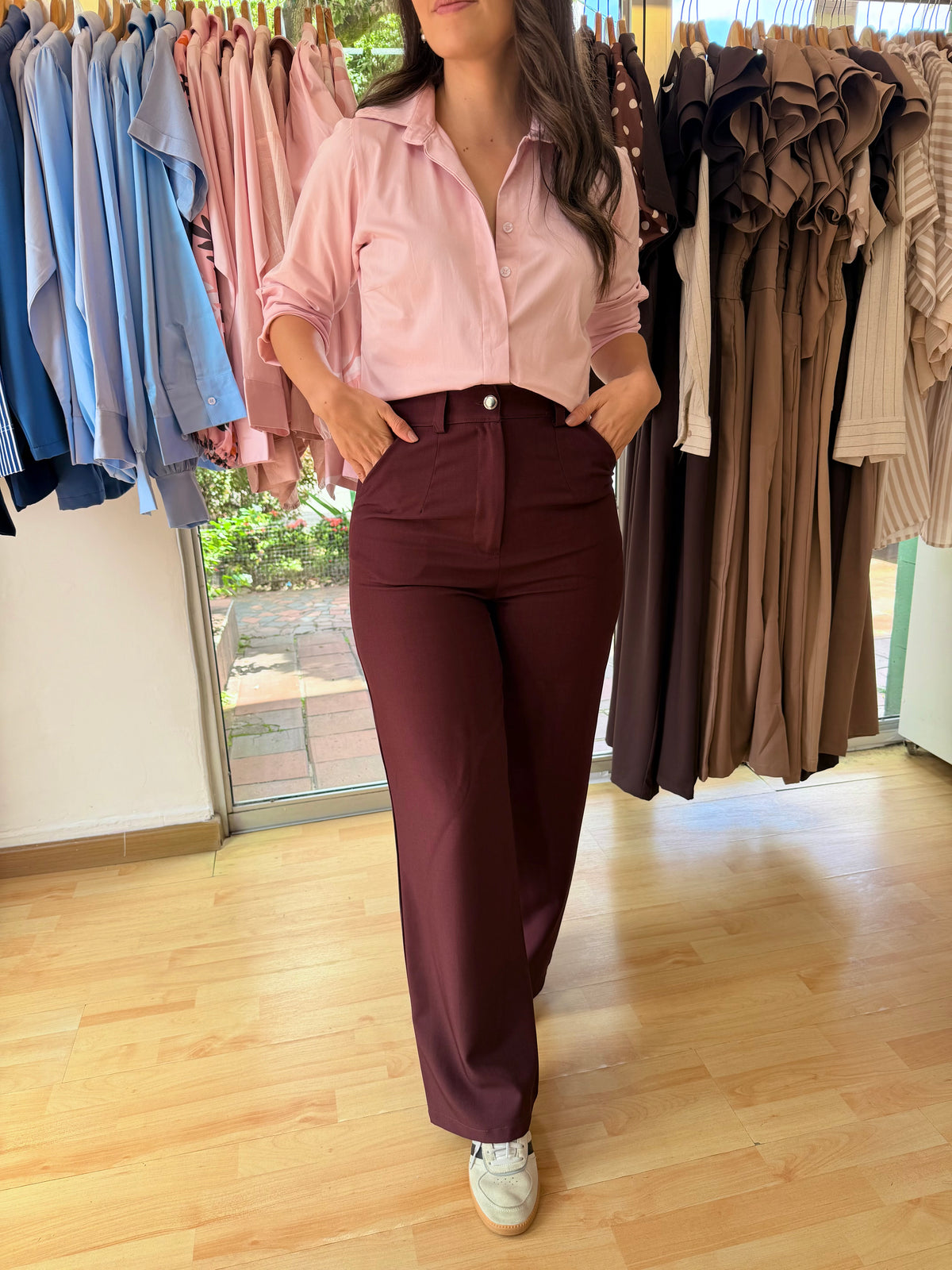 PANTALÓN PARIS VINOTINTO