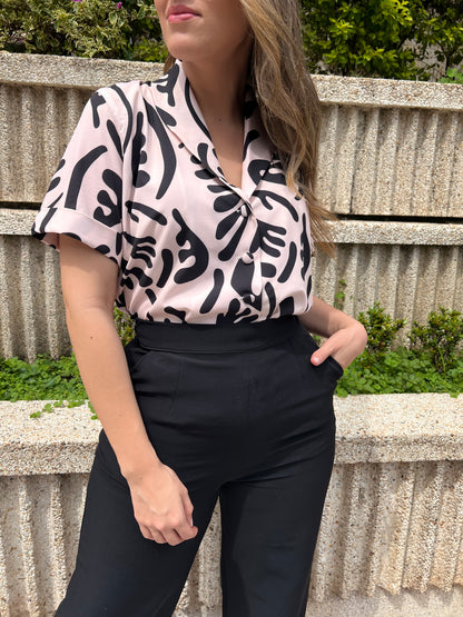 PANTALON PALAZZO NEGRO