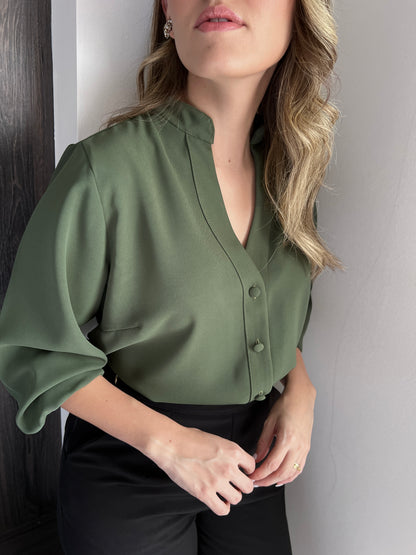 BLUSA HANNA VERDE MILITAR