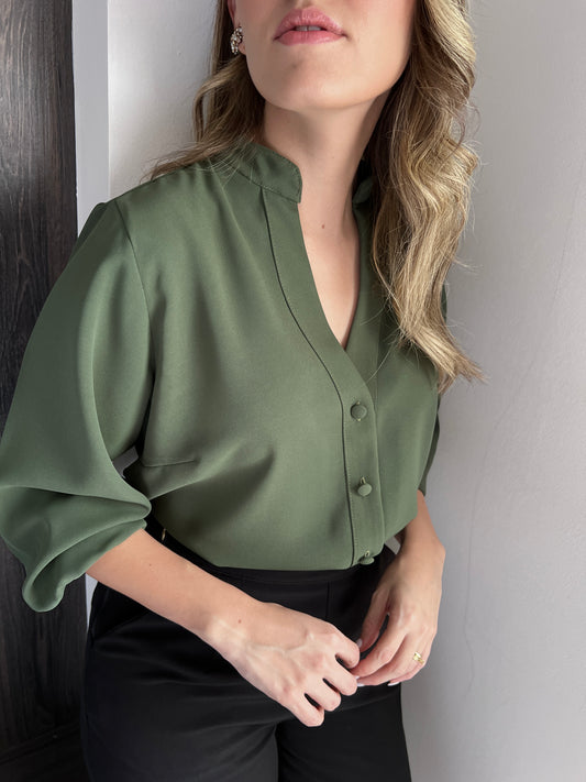 BLUSA HANNA VERDE MILITAR