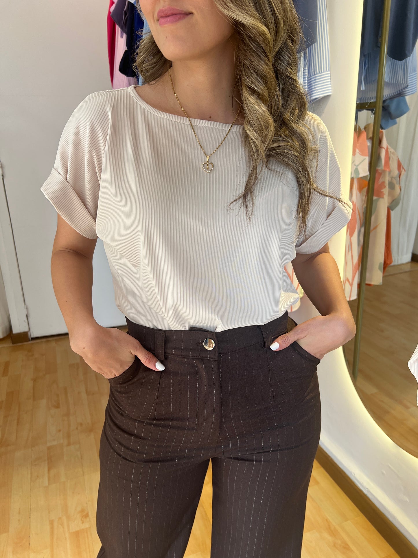 BLUSA KARLA BEIGE