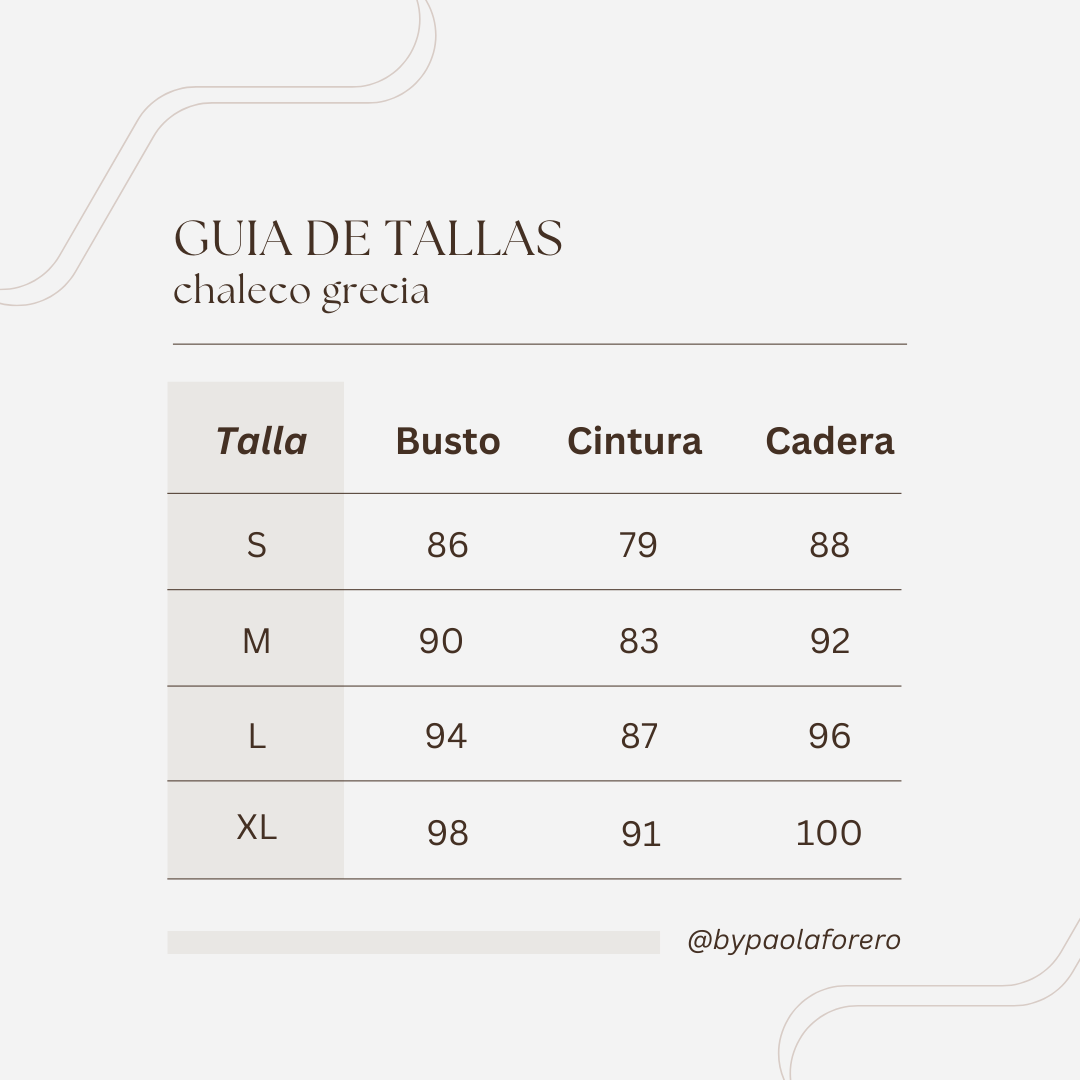 CHALECO GRECIA VERDE