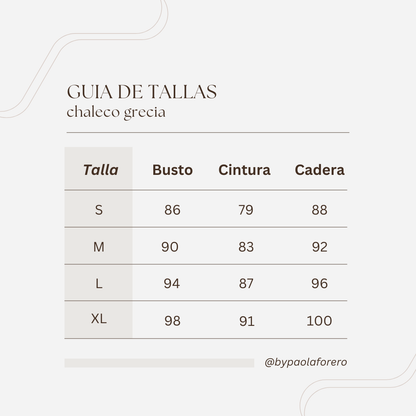 CHALECO GRECIA VERDE
