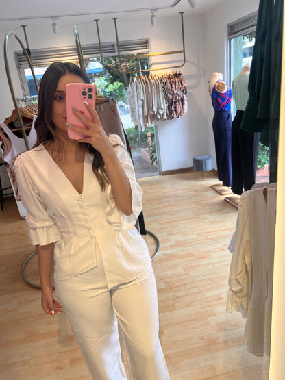 BLUSA ALMA BLANCO HUESO