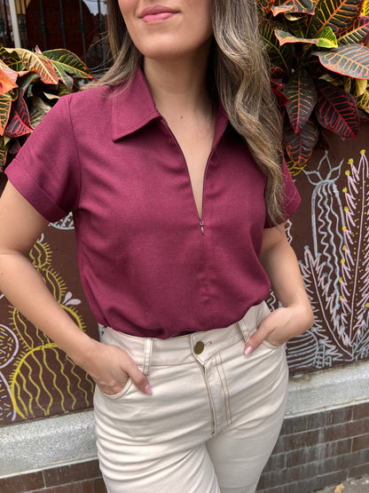 BLUSA JULIETA UVA