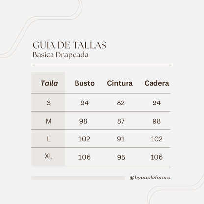 BASICA DRAPEADA VERDE