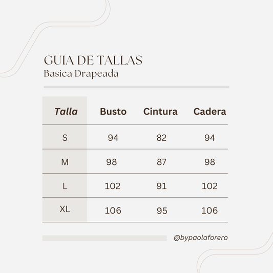 BASICA DRAPEADA ROJA