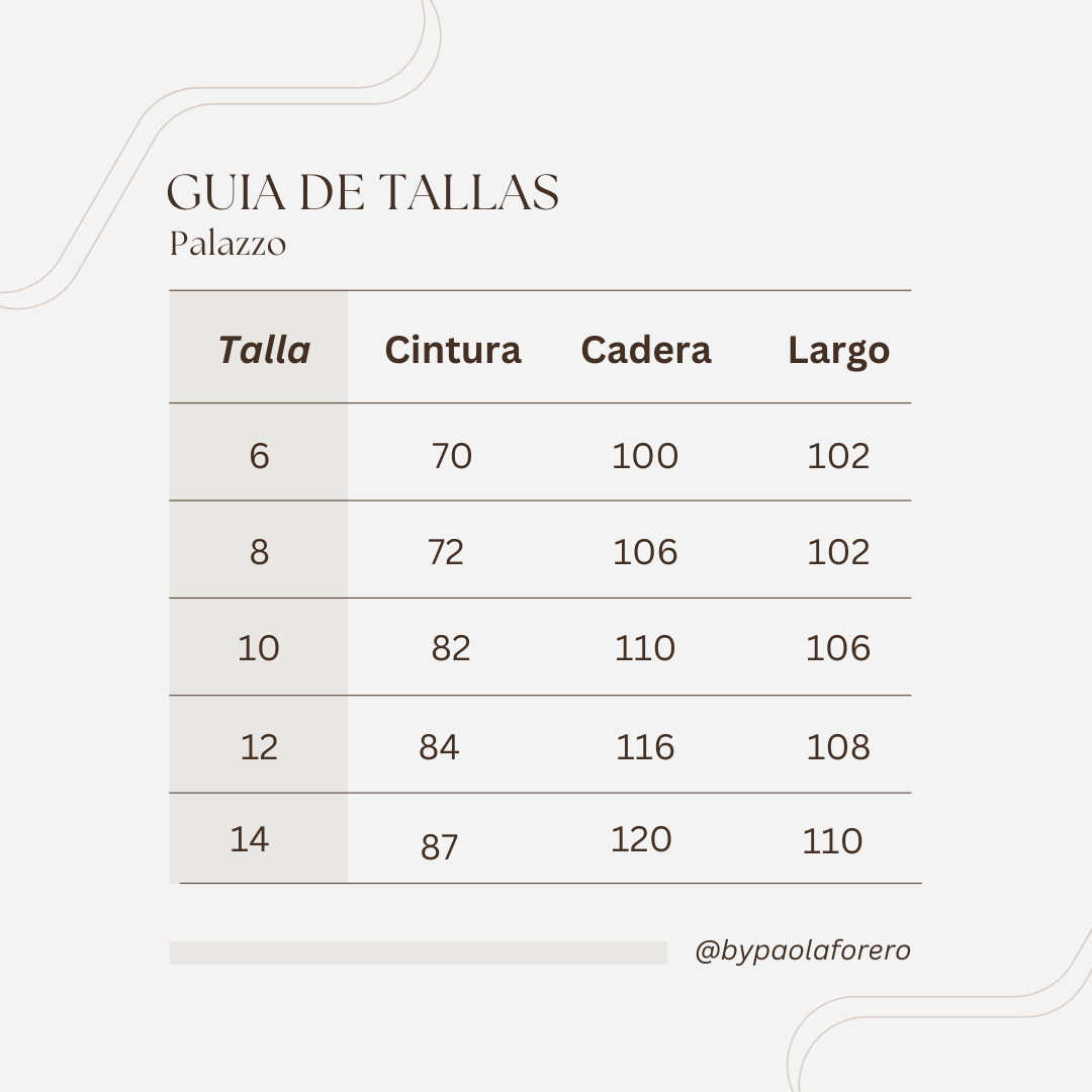 PANTALON PALAZZO AZUL