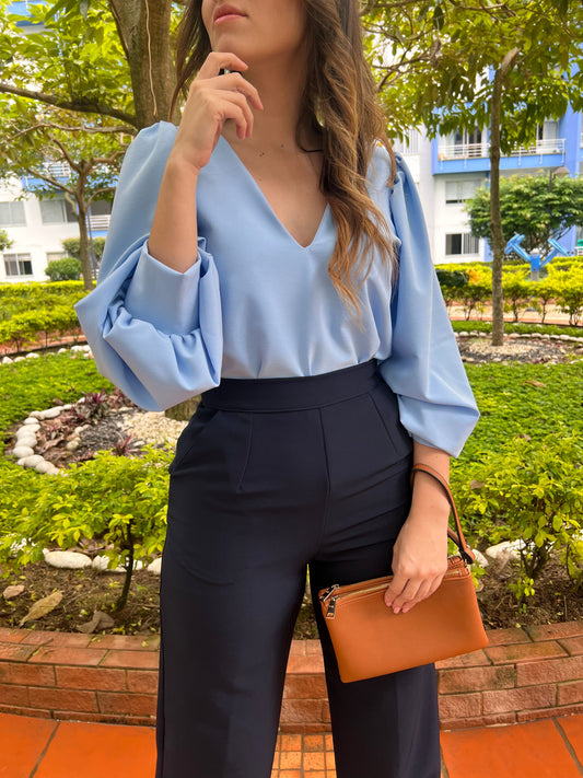 BLUSA EMILIA CELESTE